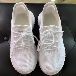 White sneakers